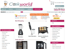 Tablet Screenshot of cookworld.net